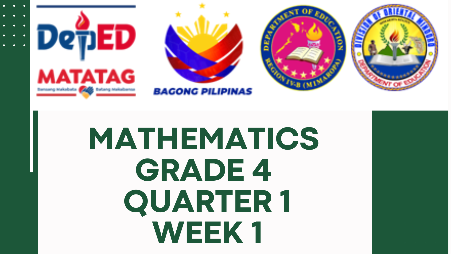 Mathematics4_Q1_W1_Oriental Mindoro